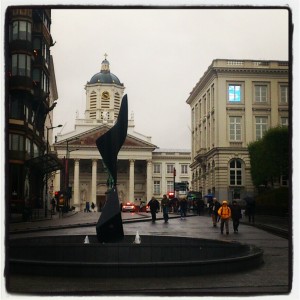 Vers place royale et musée Magritte, Bruxelles