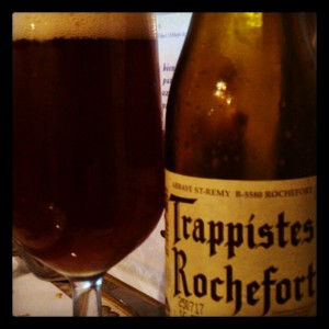 "Rochefort 8" (bière trappiste à fermentation haute, Restobières, Bruxelles