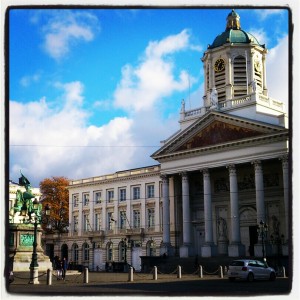 Église Saint-Jacques-sur-Coudenberg et statue de Godefroid de Bouillon, Place Royale, Bruxelles