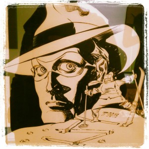 The Spirit, par Will Eisner - Expo. "The Pioneers of US comics" à la Maison de la Bande dessinée, Bruxelles