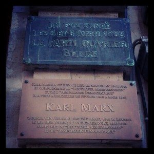 Lieu de naissance du Parti ouvrier Belge, Grand-Place, Bruxelles