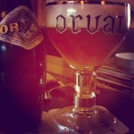 "Orval" (incontournable bière trappiste à fermentation haute – à Poechenellekelder.