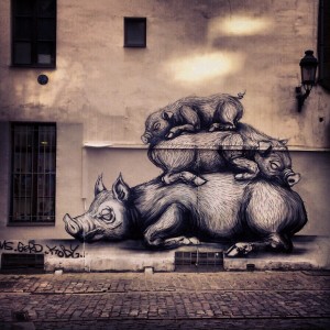 Fresque rue de la Chaufferette Lollepot – Bruxelles