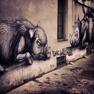 Fresque rue de la Chaufferette Lollepot – Bruxelles