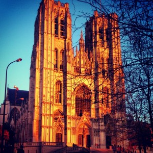 Cathedrale Saint Michel et Sainte Gudule. Bruxelles